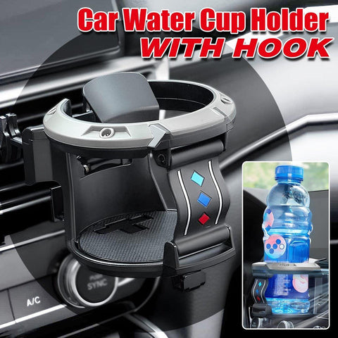Darrahopens Auto Accessories > Auto Accessories Others > Automotive Decor Universal Car Air Vent Cup Holder Beverage for Milk Tea Stand with Hook Bracket
