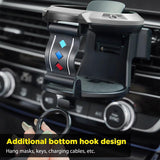 Darrahopens Auto Accessories > Auto Accessories Others > Automotive Decor Universal Car Air Vent Cup Holder Beverage for Milk Tea Stand with Hook Bracket
