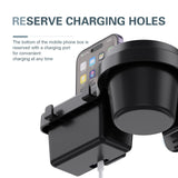 Darrahopens Auto Accessories > Auto Accessories Others > Automotive Decor Universal Car Window Organizer with Cup Holder and Phone Tray – 4-in-1 Door Side Storage Box for Drinks, Keys, and Gadgets (Black)