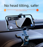 Darrahopens Auto Accessories > Auto Accessories Others > Automotive Decor Universal Dashboard Car Phone Holder 360° Rotating Clip Mount HUD Design Anti-Slip Cradle for 4-7.2 Inch Smartphones GPS Navigation