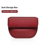 Darrahopens Auto Accessories > Auto Accessories Others > Automotive Decor Universal Fit Car Gap Filler, Premium Leather Car Seat Organizer, SUV Truck Essentials (burgundy, 1 Pack)