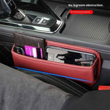 Darrahopens Auto Accessories > Auto Accessories Others > Automotive Decor Universal Fit Car Gap Filler, Premium Leather Car Seat Organizer, SUV Truck Essentials (burgundy, 1 Pack)
