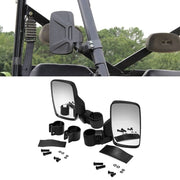 Darrahopens Auto Accessories > Auto Accessories Others > Automotive Decor UTVMirrors, PP Material, Rear ViewMirrors Adjustable for Best View, For 1.75 to 2 Inch Roll Cage