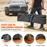 Darrahopens Auto Accessories > Auto Accessories Others > Automotive Decor VEVOR 10 TON Traction Boards with PP Material, Recovery Boards for Off-road Vehicles/Cars/Pickups/SUVs/RVs, Pair Tire Traction Mats on Snow, Sand, Mud and Loose Terrain, Storage Bag, Long, Orange