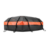 Darrahopens Auto Accessories > Auto Accessories Others > Automotive Decor VEVOR Car Rooftop Cargo Carrier Bag, 15 Cubic Feet Car Roof Cargo Carrier, 100% Waterproof Heavy Duty 840D PVC Roof Luggage Bag for All Vehicle with/without Rack- with Lock, Non-Slip Mat, 4 Door Hooks