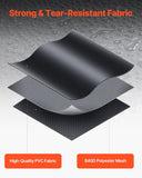 Darrahopens Auto Accessories > Auto Accessories Others > Automotive Decor VEVOR Car Rooftop Cargo Carrier Bag, 15 Cubic Feet Car Roof Cargo Carrier, 100% Waterproof Heavy Duty 840D PVC Roof Luggage Bag for All Vehicle with/without Rack- with Lock, Non-Slip Mat, 4 Door Hooks
