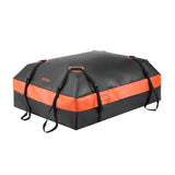 Darrahopens Auto Accessories > Auto Accessories Others > Automotive Decor VEVOR Car Rooftop Cargo Carrier Bag, 15 Cubic Feet Car Roof Cargo Carrier, 100% Waterproof Heavy Duty 840D PVC Roof Luggage Bag for All Vehicle with/without Rack- with Lock, Non-Slip Mat, 4 Door Hooks