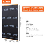 Darrahopens Auto Accessories > Auto Accessories Others > Automotive Decor VEVOR Car Sound Deadening Mat, 200 mil 2.3sq.m Car Sound Dampening Material, Butyl Automotive Sound Deadener, Noise Insulation and Vibration Dampening Material for Car