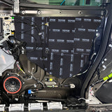 Darrahopens Auto Accessories > Auto Accessories Others > Automotive Decor VEVOR Car Sound Deadening Mat, 200 mil 2.3sq.m Car Sound Dampening Material, Butyl Automotive Sound Deadener, Noise Insulation and Vibration Dampening Material for Car