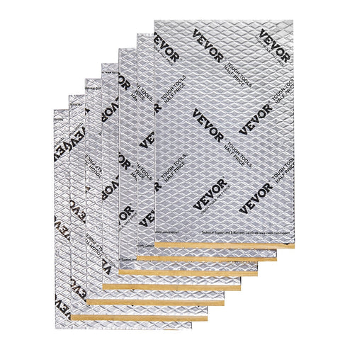 Darrahopens Auto Accessories > Auto Accessories Others > Automotive Decor VEVOR Car Sound Deadening Mat, 80 mil 3.3sq.m Car Sound Dampening Material, Butyl Automotive Sound Deadener, Noise Insulation and Vibration Dampening Material for Car