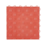 Darrahopens Auto Accessories > Auto Accessories Others > Automotive Decor VEVOR Garage Tiles Interlocking, 12 x 12 x 0.53 inch 25 Pack Garage Floor Covering Tiles, Non-Slip Double-Sided Texture Garage Flooring Tiles, for Garages, Basements, Repair Shops, Red