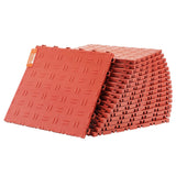 Darrahopens Auto Accessories > Auto Accessories Others > Automotive Decor VEVOR Garage Tiles Interlocking, 12 x 12 x 0.53 inch 25 Pack Garage Floor Covering Tiles, Non-Slip Double-Sided Texture Garage Flooring Tiles, for Garages, Basements, Repair Shops, Red