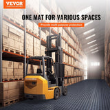 Darrahopens Auto Accessories > Auto Accessories Others > Automotive Decor VEVOR Garage Tiles Interlocking, 12 x 12 x 0.53 inch 25 Pack Garage Floor Covering Tiles, Non-Slip Double-Sided Texture Garage Flooring Tiles, for Garages, Basements, Repair Shops, Graphite Gray