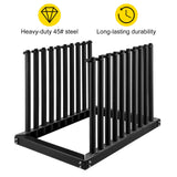 Darrahopens Auto Accessories > Auto Accessories Others > Automotive Decor VEVOR Windshield Rack 9-Lite, Windshield Truck Rack Steel, Windshield Glass Rack 24-Inch Height, Windshield Rack for Truck with PVC Pad & Foam Padding, Glass Rack for Truck, for Glass Transportation