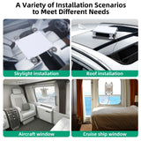 Darrahopens Auto Accessories > Auto Accessories Others > Automotive Decor White Star Mini Car Suction Mount Bracket - Universal Glass Mount for Roof, Skylight, and Vehicle Windows