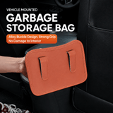 Darrahopens Auto Accessories > Auto Accessories Others > Automotive Decor Wine Red Waterproof Leather Car Hanging Storage Organizer with Back Clip 14.5 x 10.5CM – Mutifunctional Car Trash Bin Cup Holder Phone Storage Pocket for Seat Back, Door & Center Console