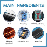 Darrahopens Auto Accessories > Auto Accessories Others > Automotive Gauges Solar Powered Car Antifreeze Snow Removal Device Electromagnetic Windshield De-icer Anti-Fog Frost Tool for Winter Driving