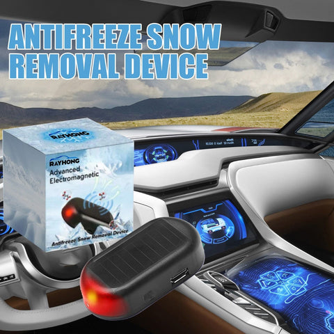 Darrahopens Auto Accessories > Auto Accessories Others > Automotive Gauges Solar Powered Car Antifreeze Snow Removal Device Electromagnetic Windshield De-icer Anti-Fog Frost Tool for Winter Driving