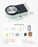 Darrahopens Auto Accessories > Auto Accessories Others > Automotive Gauges VEVOR Mini Pottery Wheel, 158 mm Turntable, Forward and Reverse Rotation, Adjustable Speed, Electric Clay Wheel for Kids and Adults, with Clay Shaping Tools, for Home DIY, Pottery Classes, Green