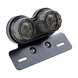 Darrahopens Auto Accessories > Auto Accessories Others > Automotive Lights 10W 20-LED Motorcycle Tail Light Integrated Driving&Brake Light Turn Signal Lamp With License Plate Bracket