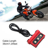 Darrahopens Auto Accessories > Auto Accessories Others > Automotive Lights 1Pc Cnc Motorcycle License Plate Light, Universal 12V Motorcycle LED Rear Brake Tail Light Lamp, White Light, Aluminum