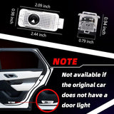 Darrahopens Auto Accessories > Auto Accessories Others > Automotive Lights 2 pcs Door Light, Entry Door Lighting Projection, Car Door Projector For A1/A3/A4/A5/A6/Q3/Q5/Q7/A7/A8/R8