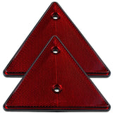 Darrahopens Auto Accessories > Auto Accessories Others > Automotive Lights 2 pcs Set Screw-On Triangle Trailer Reflectors