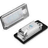 Darrahopens Auto Accessories > Auto Accessories Others > Automotive Lights 2pcs Car LED Number HOP-LPL0114 License Plate Lamp Bulb Kit for Audi A3 S3 A4 S4 B6 B7 A6 C6 S6