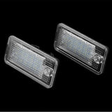 Darrahopens Auto Accessories > Auto Accessories Others > Automotive Lights 2pcs Car LED Number HOP-LPL0114 License Plate Lamp Bulb Kit for Audi A3 S3 A4 S4 B6 B7 A6 C6 S6