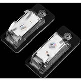 Darrahopens Auto Accessories > Auto Accessories Others > Automotive Lights 2pcs Car LED Number HOP-LPL0114 License Plate Lamp Bulb Kit for Audi A3 S3 A4 S4 B6 B7 A6 C6 S6