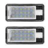 Darrahopens Auto Accessories > Auto Accessories Others > Automotive Lights 2pcs Car LED Number HOP-LPL0114 License Plate Lamp Bulb Kit for Audi A3 S3 A4 S4 B6 B7 A6 C6 S6