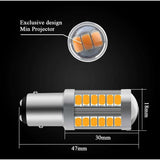 Darrahopens Auto Accessories > Auto Accessories Others > Automotive Lights Amber 1157 Ba15D P21/5W 5630 33Smd Car LED Bulbs Canbus 900Lm Super Bright Front And Rear Turn Signal Light Indicator
