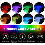 Darrahopens Auto Accessories > Auto Accessories Others > Automotive Lights Car Interior LED Lights - Car Interior Lamp, 48 LED Car Strip Lights With Wireless Remote Control, Upgraded Waterproof