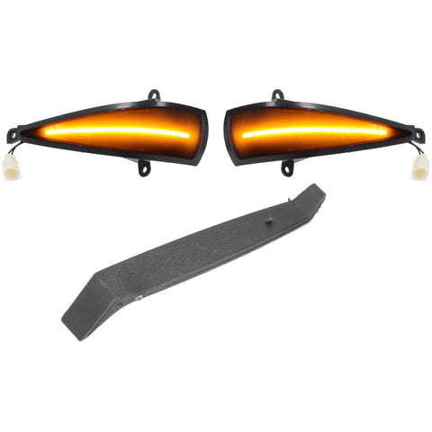 Darrahopens Auto Accessories > Auto Accessories Others > Automotive Lights Dynamic LED Turn Signal Lights Yellow for Civic 8th 2005-2011 Mirror Mounted Compatible with DEBUNS 2x