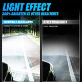 Darrahopens Auto Accessories > Auto Accessories Others > Automotive Lights H4 9003 2000W 300000LM LED Headlight kit Lamp Bulbs Globes High Low Beam Upgrade