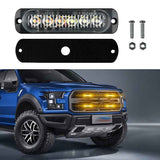 Darrahopens Auto Accessories > Auto Accessories Others > Automotive Lights LED Emergency Strobe Lights, 8x Red White 6 LED Strobe Warning Emergency Flashing Light Caution Construction Hazard Light Bar For Car Truck Van Off Road Vehicle Surface Mount