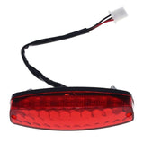 Darrahopens Auto Accessories > Auto Accessories Others > Automotive Lights Motorcycle Tail Light Stop Brake Light 12V Red Taillight Brake Tail Light for ATV Off-Road Motorcycle Tail Light Red