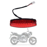 Darrahopens Auto Accessories > Auto Accessories Others > Automotive Lights Motorcycle Tail Light Stop Brake Light 12V Red Taillight Brake Tail Light for ATV Off-Road Motorcycle Tail Light Red