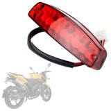 Darrahopens Auto Accessories > Auto Accessories Others > Automotive Lights Motorcycle Tail Light Stop Brake Light 12V Red Taillight Brake Tail Light for ATV Off-Road Motorcycle Tail Light Red