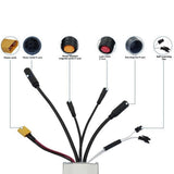 Darrahopens Auto Accessories > Auto Accessories Others > Automotive Lights Three Mode Ebike Controller 17A 24V/36V/48V with S866 LCD Color Display Waterproof Connector 350W Motor Conversion Parts In Australia - Darrahopens