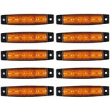 Darrahopens Auto Accessories > Auto Accessories Others > Automotive Lights Truck Side Marker Lights 10 pcs LED Side Marker Lights Side Marker Lights Dc 12V LED Side Marker Lights Lamp Truck