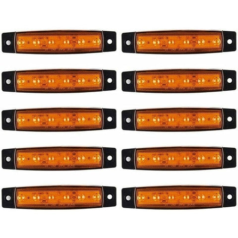 Darrahopens Auto Accessories > Auto Accessories Others > Automotive Lights Truck Side Marker Lights 10 pcs LED Side Marker Lights Side Marker Lights Dc 12V LED Side Marker Lights Lamp Truck