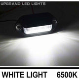 Darrahopens Auto Accessories > Auto Accessories Others > Automotive Lights Universal 6LED LED License Plate Light Door Step Light For Trailer Rv Truck 2 Pack