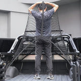 Darrahopens Auto Accessories > Auto Accessories Others > Automotive Loading Ramps High-elasticity truck bed net, cargo net for pickup truck bed, stretchable mesh organizer for pickup truck trunk bed, suitable for daily light loads in trucks