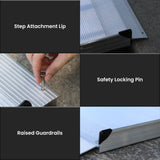Darrahopens Auto Accessories > Auto Accessories Others > Automotive Loading Ramps Kartrite 6ft Aluminium Wheelchair Ramp Non Slip Surface 386kg Capacity In Australia - Darrahopens