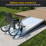 Darrahopens Auto Accessories > Auto Accessories Others > Automotive Loading Ramps Kartrite 6ft Aluminium Wheelchair Ramp Non Slip Surface 386kg Capacity In Australia - Darrahopens