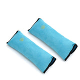 Darrahopens Auto Accessories > Auto Accessories Others > Automotive Parts 1/2× Soft Plush Car Shoulder Pad and Cushion Pillow for Travel Comfort - Beige