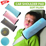 Darrahopens Auto Accessories > Auto Accessories Others > Automotive Parts 1/2× Soft Plush Car Shoulder Pad and Cushion Pillow for Travel Comfort - Beige