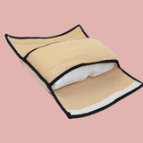 Darrahopens Auto Accessories > Auto Accessories Others > Automotive Parts 1/2× Soft Plush Car Shoulder Pad and Cushion Pillow for Travel Comfort - Beige