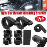 Darrahopens Auto Accessories > Auto Accessories Others > Automotive Parts 1 Pair Light Clip Fixing Bracket for Car Motorcycle Spotlights Mounting Shelf